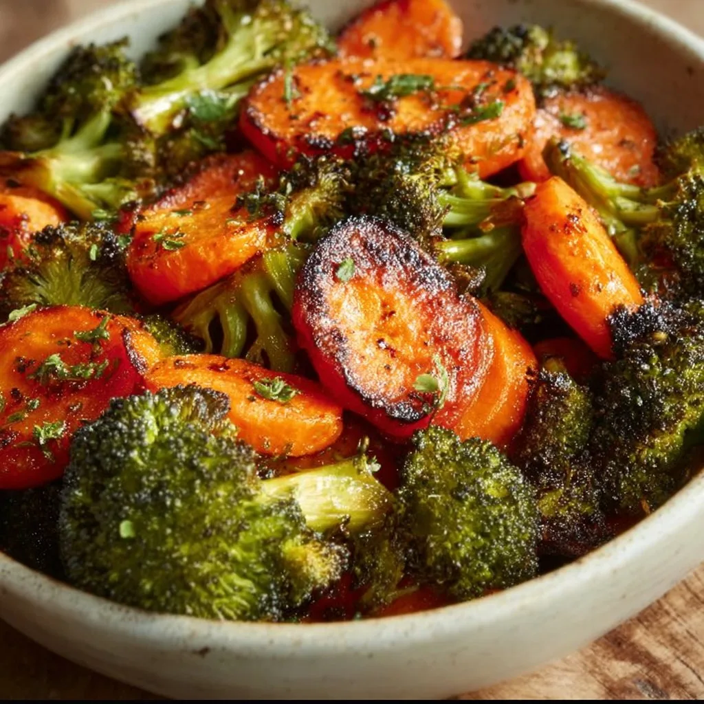 Roasted Broccoli and Carrots Recipe