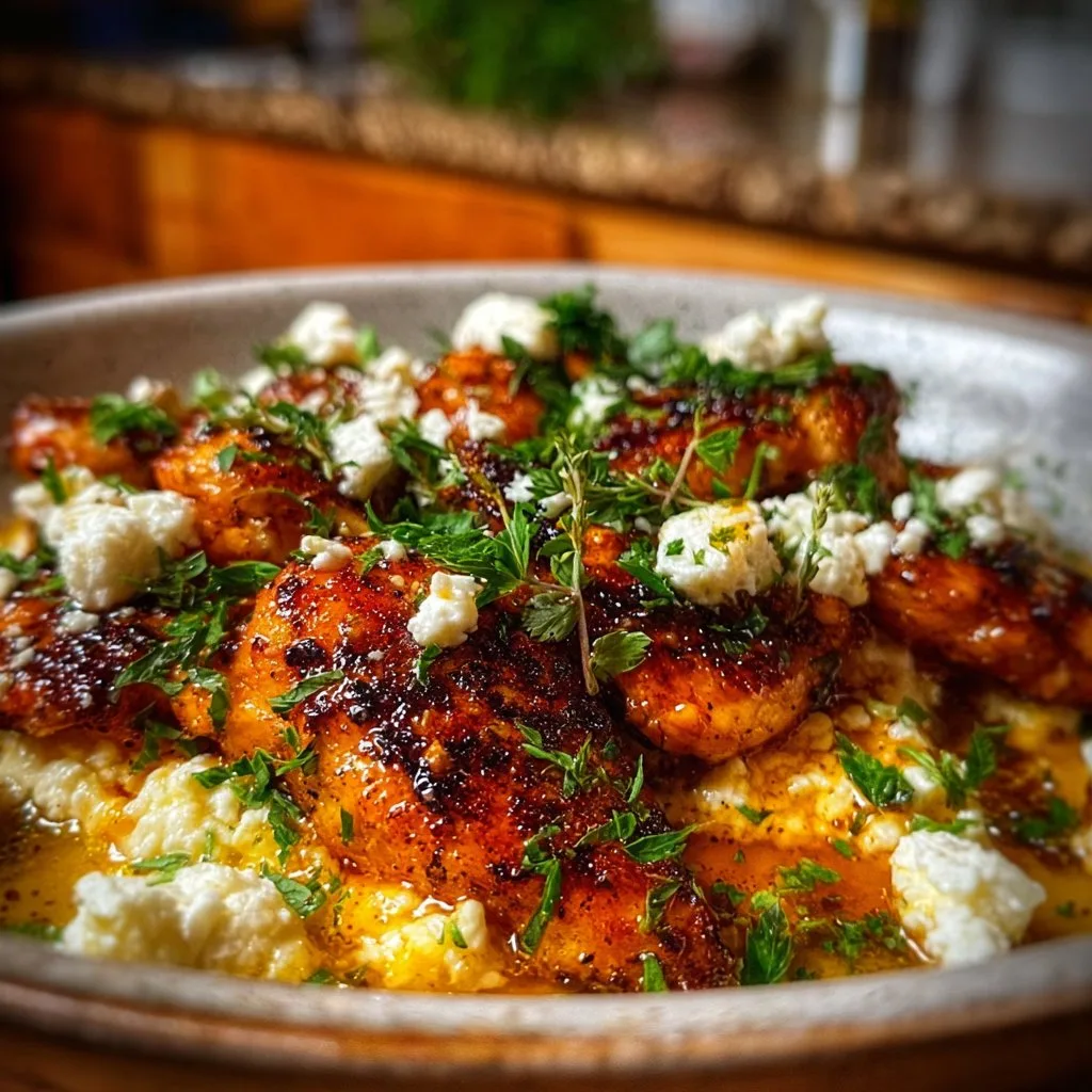 Hot Honey Feta Chicken