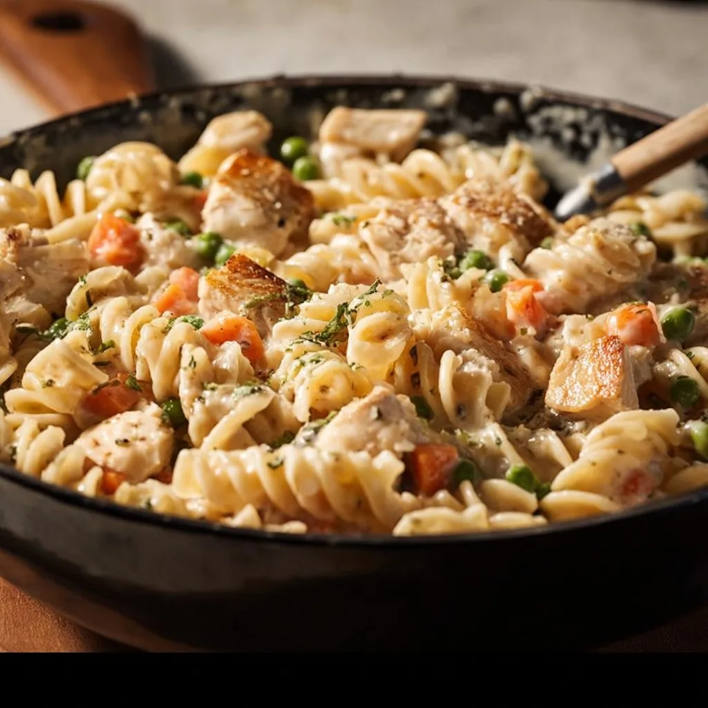 Chicken Pot Pie Pasta