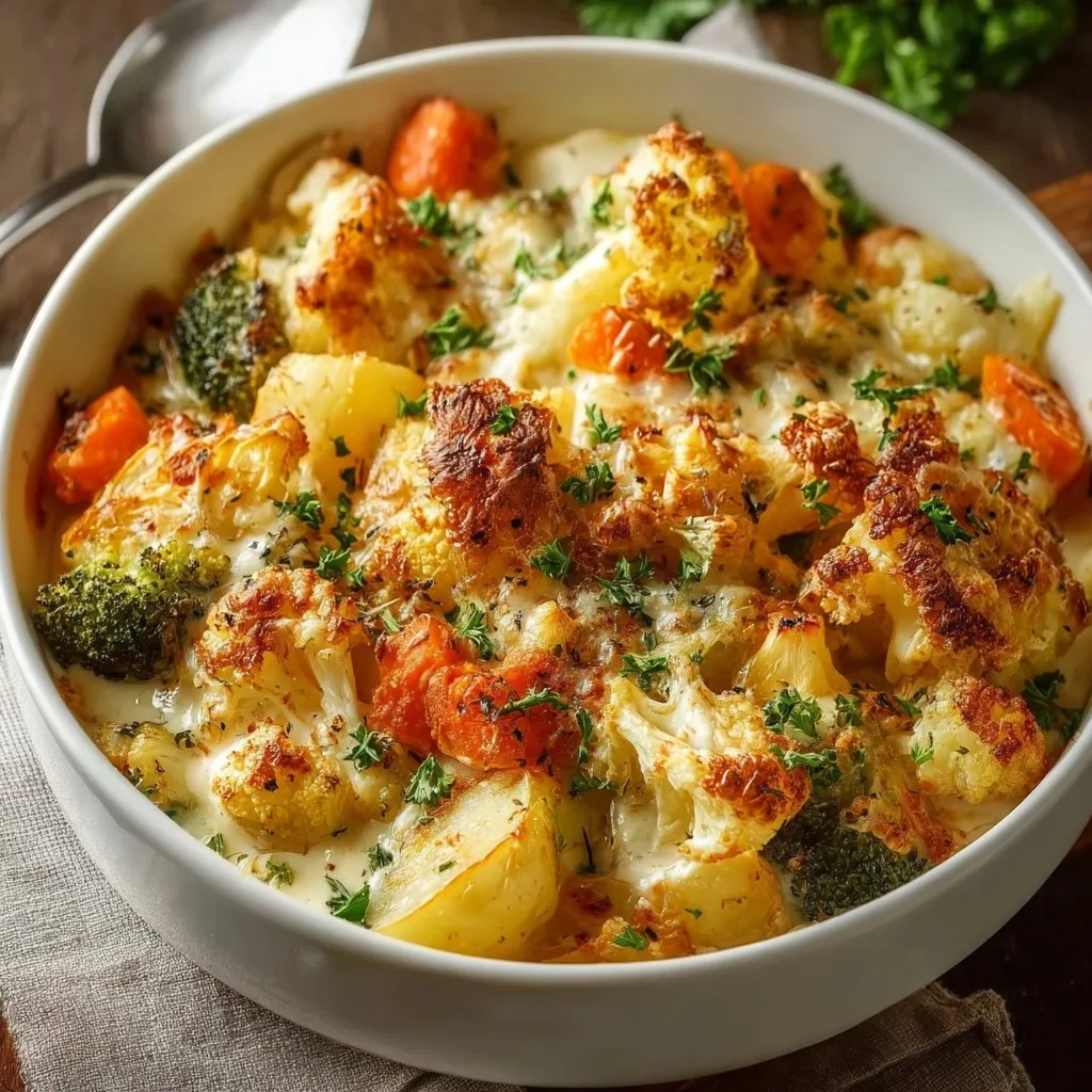 Creamy Winter Vegetable Casserole 4 Creamy Winter Vegetable Casserole