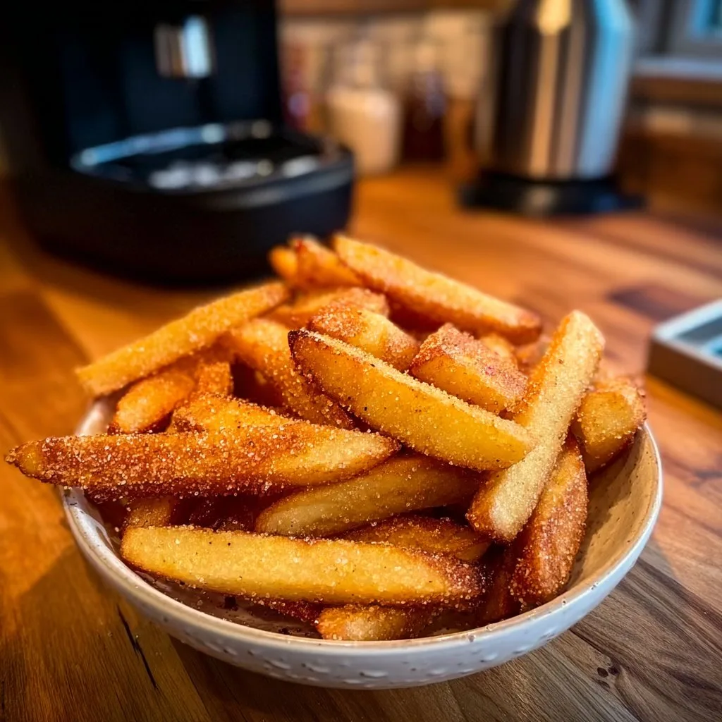 Discover the Joy of Crispy Air Fryer Apple Fries in 8 Minutes!