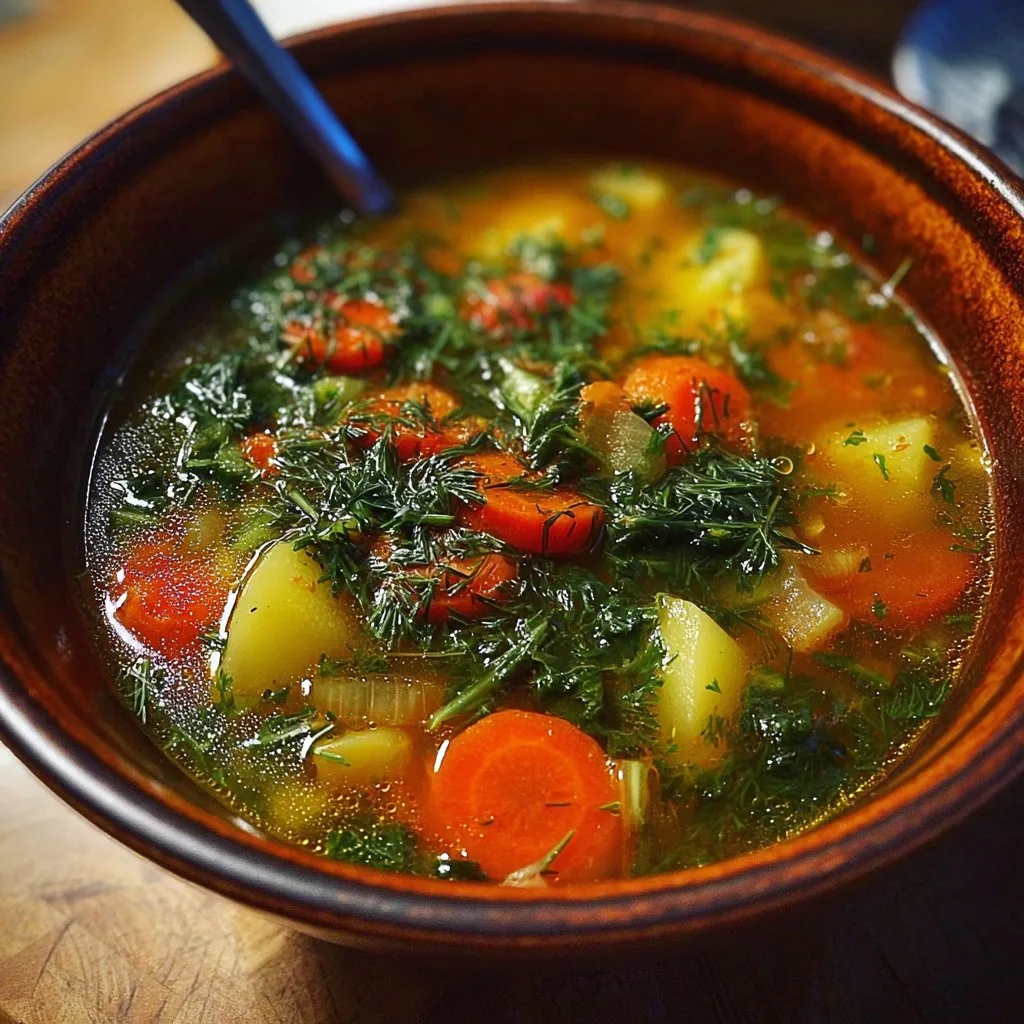 30-Minute Vegetable Detox Soup