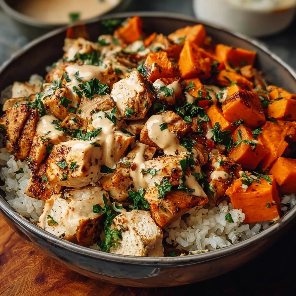 Chicken and Sweet Potato Rice Bowl 4 Chicken and Sweet Potato Rice Bowl