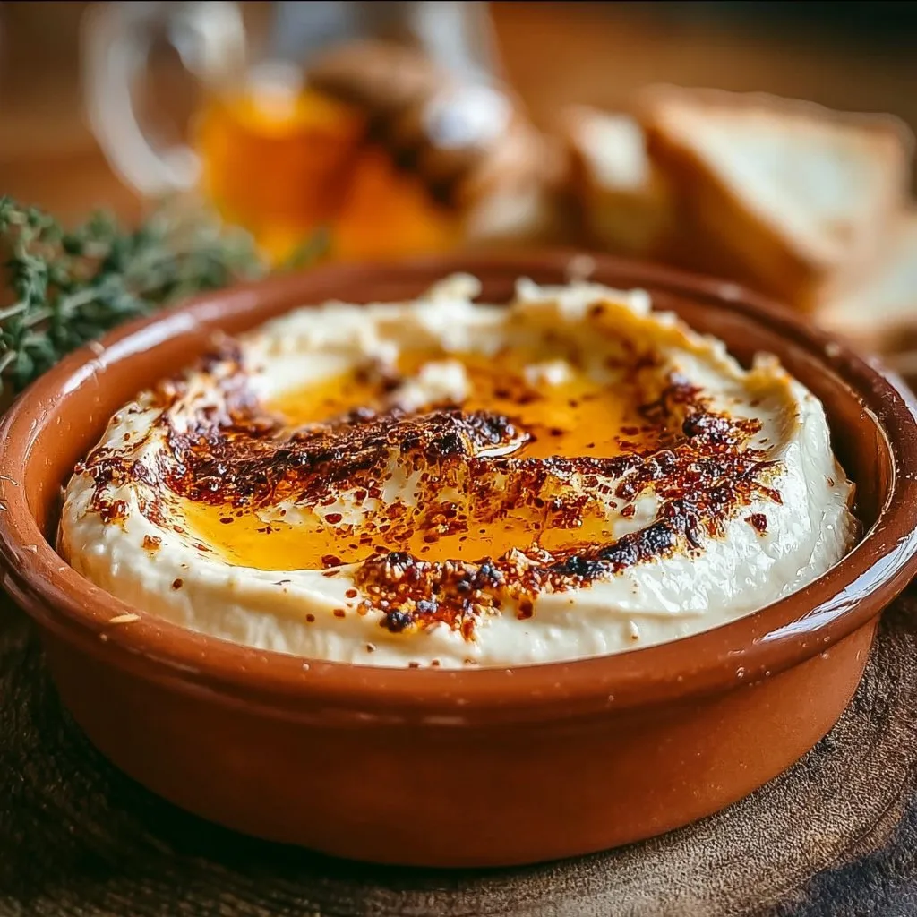 Spicy Cream Cheese Dip With Hot Honey