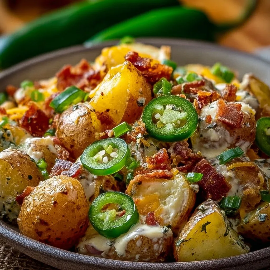 Jalapeño Popper Roasted Potato Salad