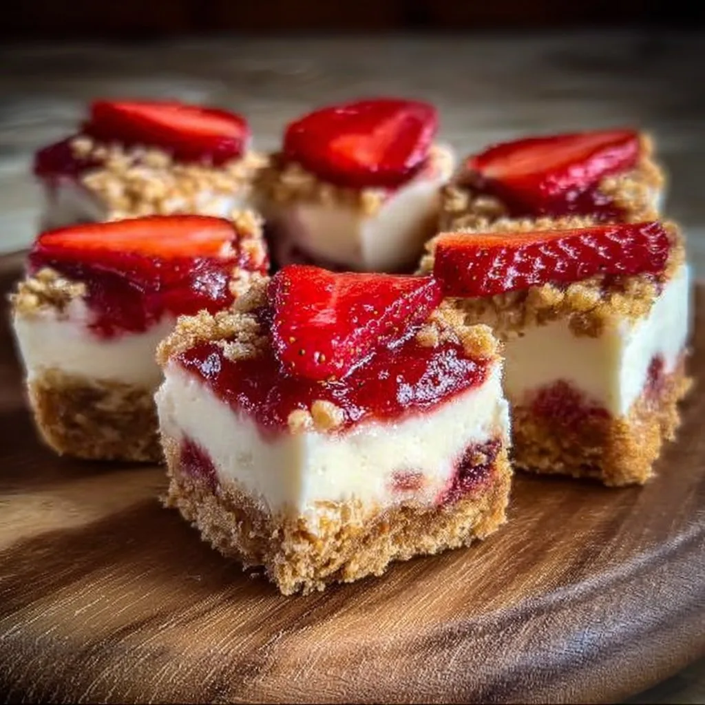 Indulge in Strawberry Crunch Cheesecake Bites for a Sweet Delight