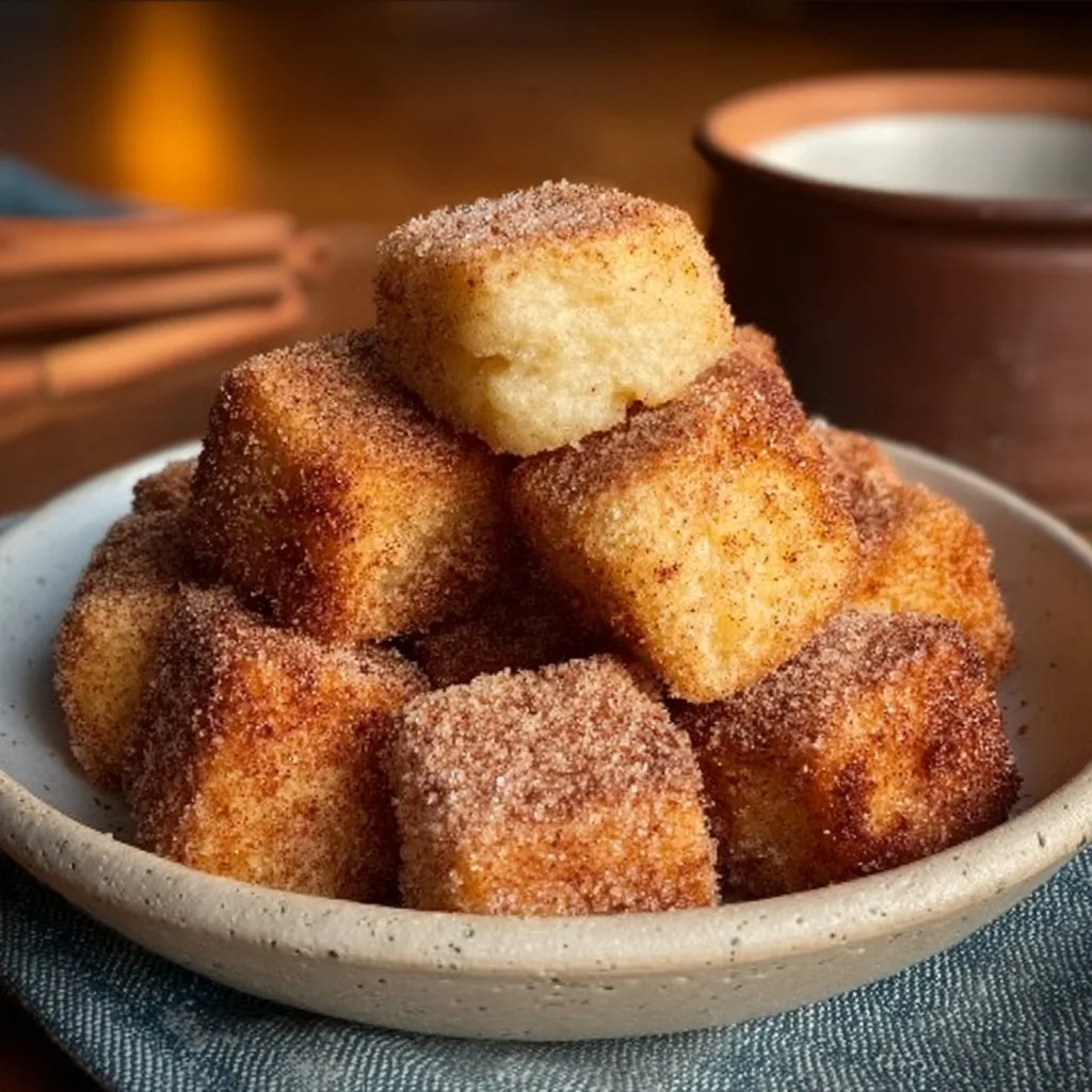 Discover the Joy of Crispy Angel Cake Churro Bites Today!