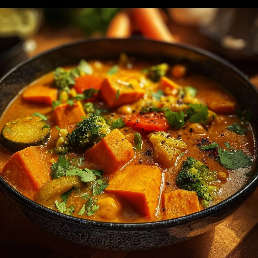 Sweet Potato Vegetable Curry