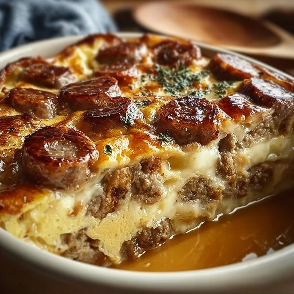 Enjoy a Cozy Pancake Sausage Casserole for Brunch Delight