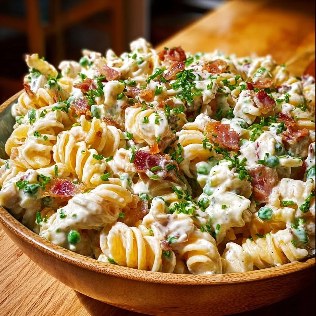 Creamy Bacon Ranch Pasta Salad