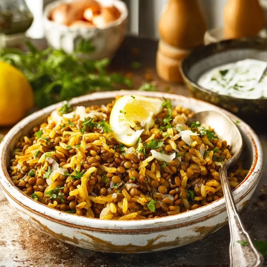 Mujadara (Lentils and Rice)