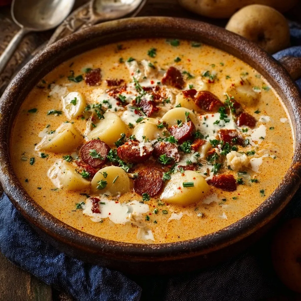 Spicy Cajun Potato Soup: Creamy Comfort for Cozy Nights