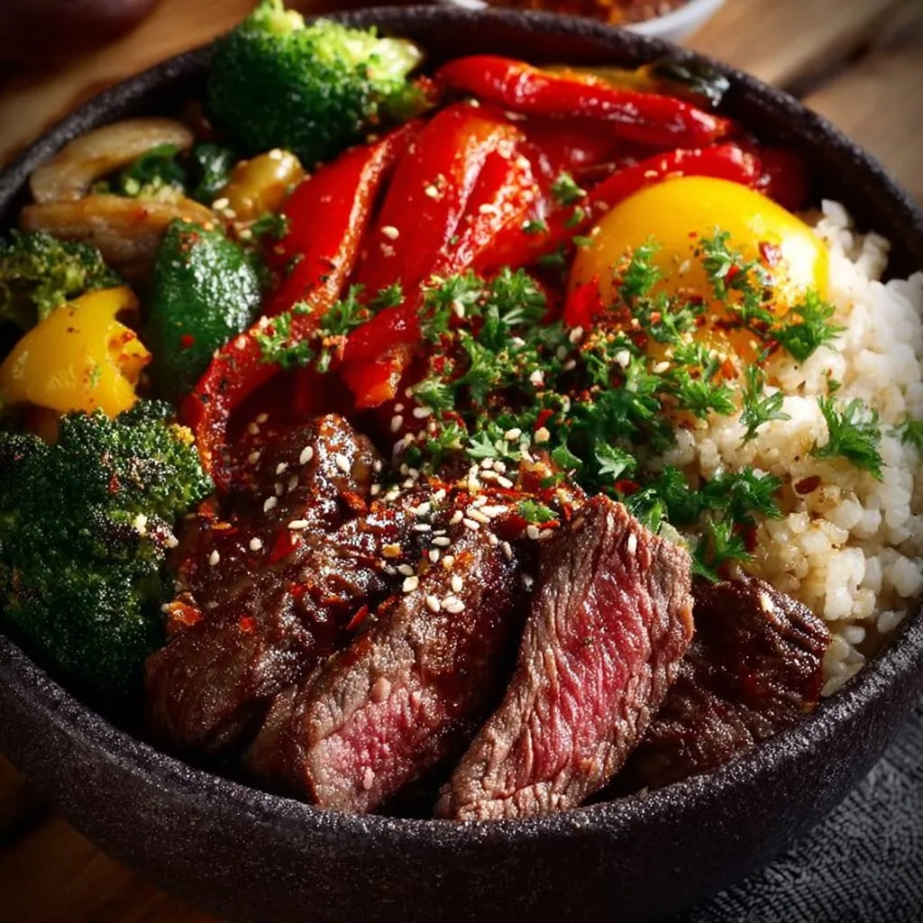 Healthy Steak Bowl