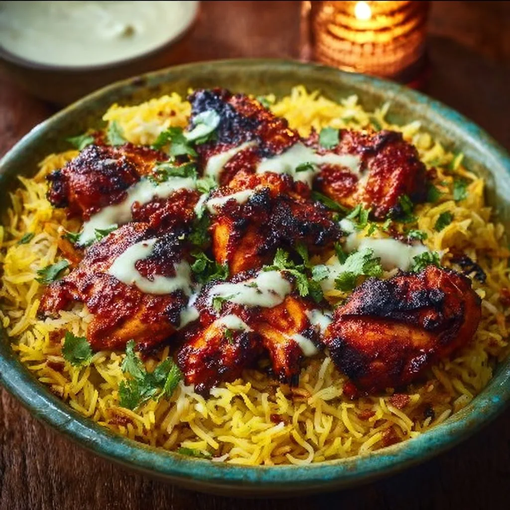 Tandoori Chicken with Fragrant Rice
