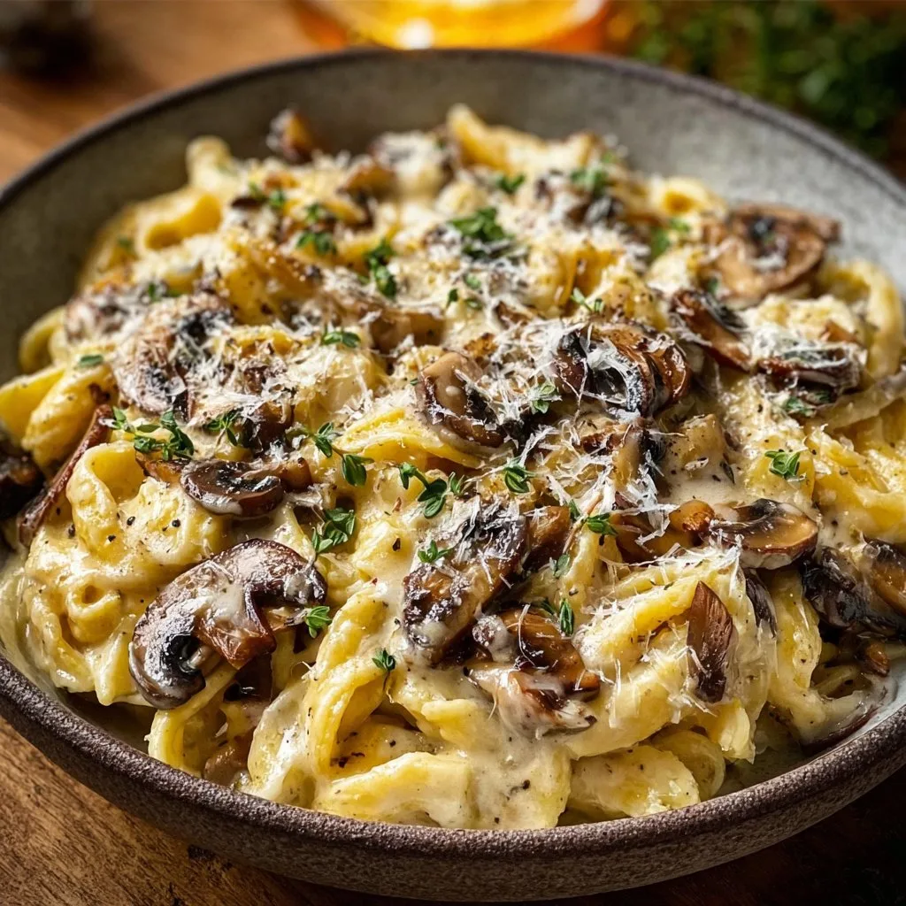 Creamy Mushroom Gruyere Pasta for Ultimate Comfort Food