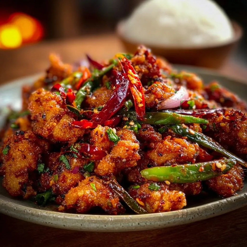 Spicy and Crispy Dragon Chicken