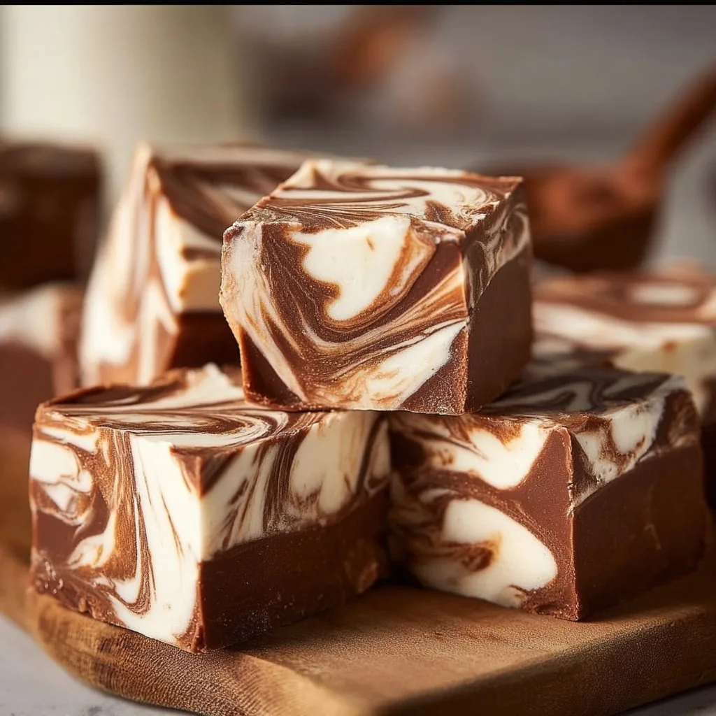 Marshmallow Swirl Fudge