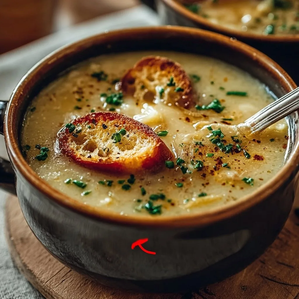 Country French Garlic Soup