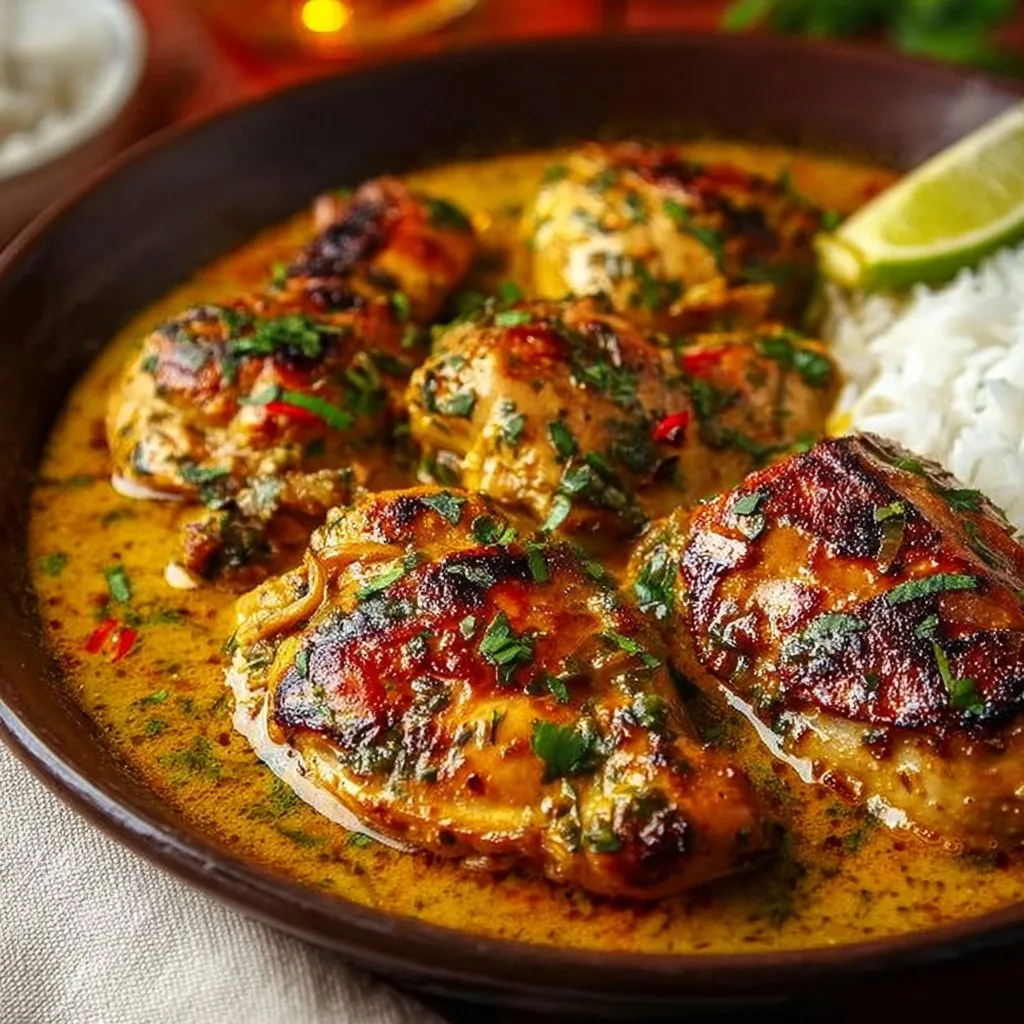 Spicy Brazilian Coconut Chicken