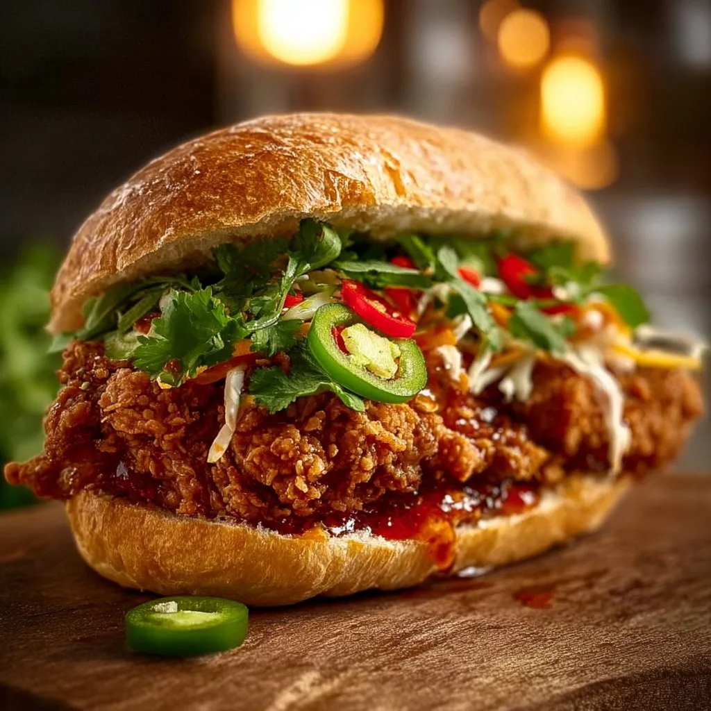 Thai Fried Chicken Sandwich