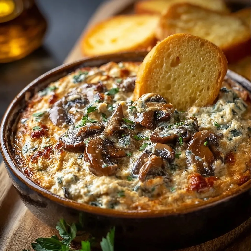 Stuffed Mushroom Dip