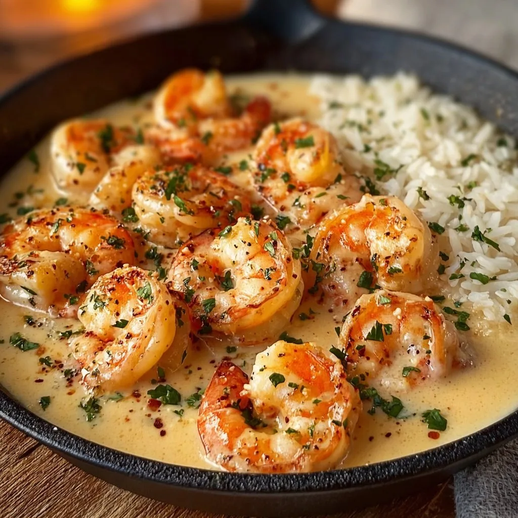 Creamy Garlic Shrimp