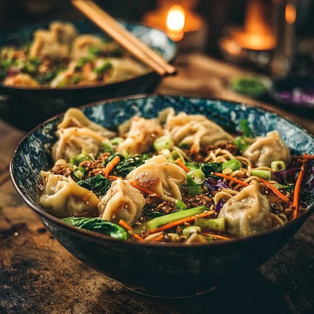 Potsticker Noodle Bowls