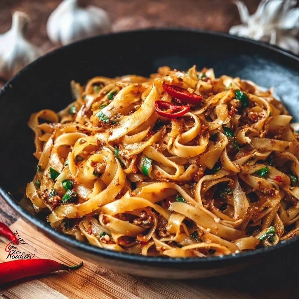 Spicy Garlic Chilli Noodles