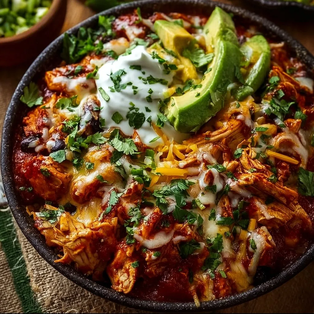 Chicken Enchilada Bowls