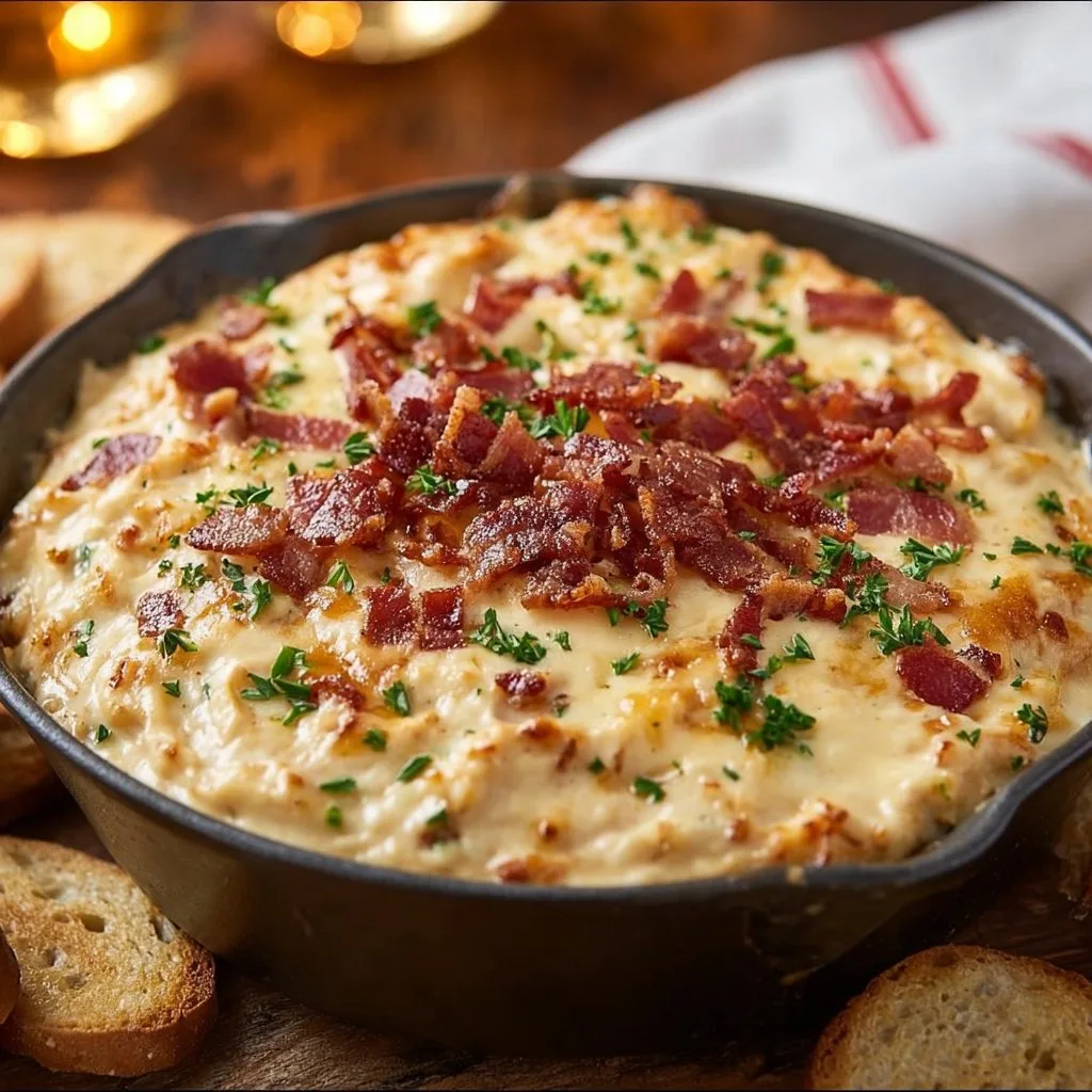 Hot Smoked Gouda Bacon Dip Recipe