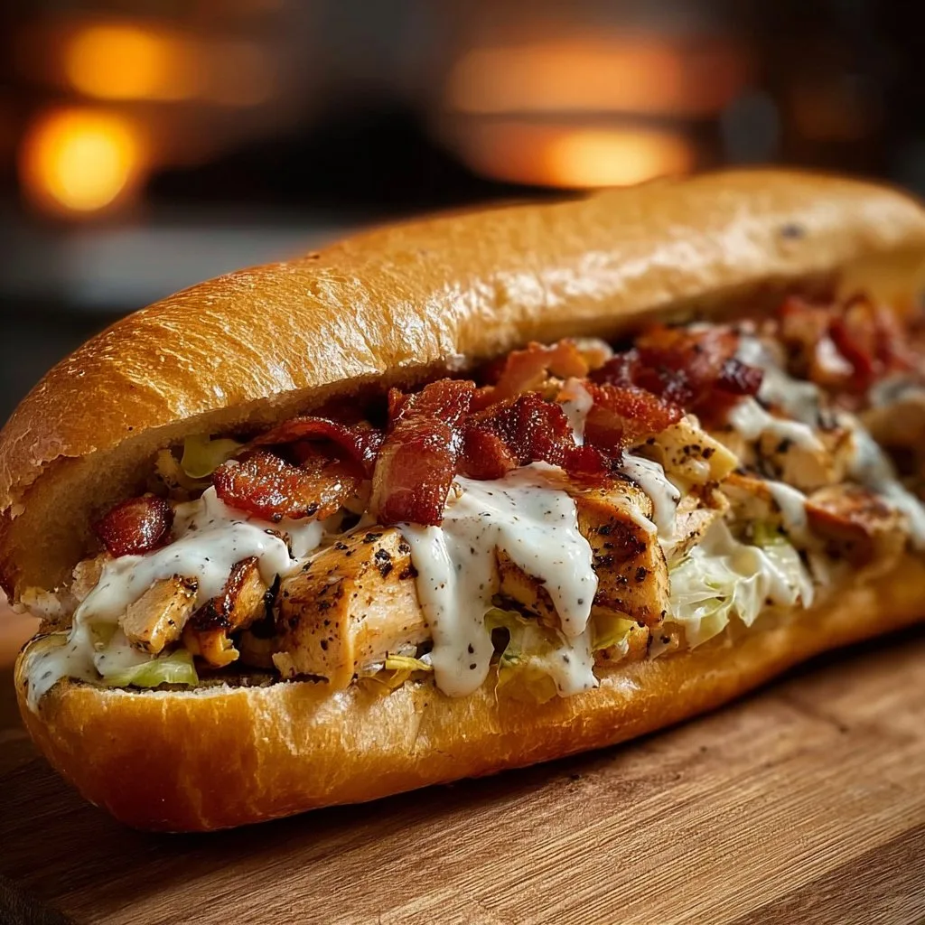 Chopped Chicken Bacon Ranch Sub