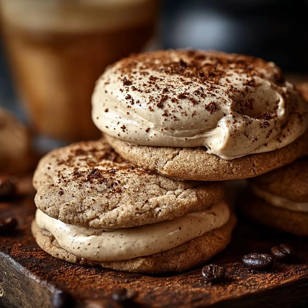 Coffee Cheesecake Cookies