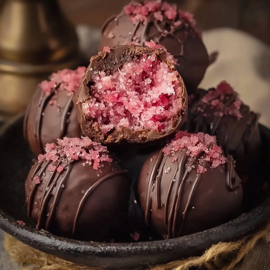 Cherry Mash Truffles
