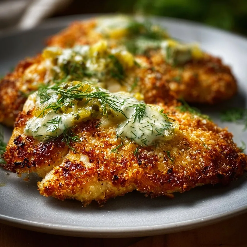 Crispy Dill Pickle Parmesan Chicken