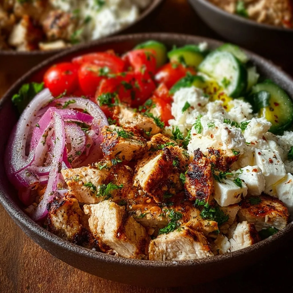 Greek Chicken Bowls