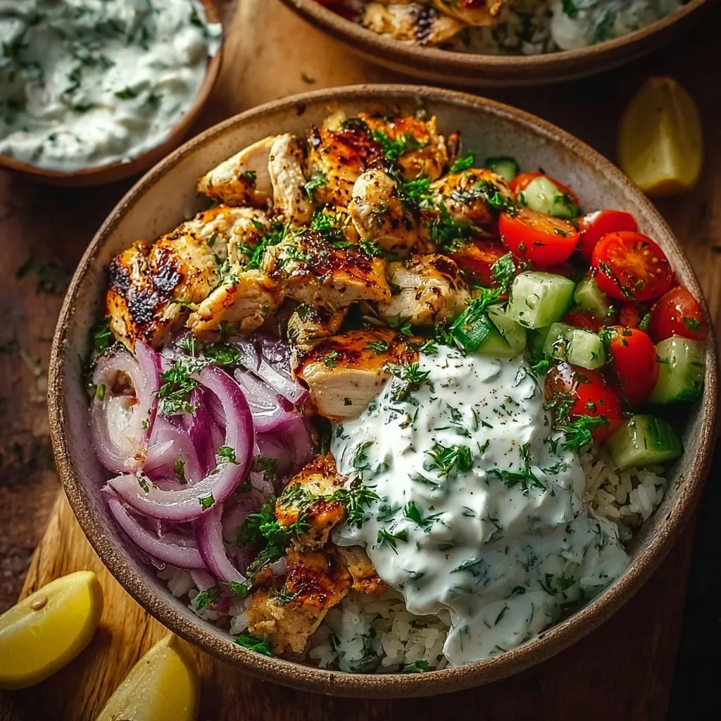 Chicken Tzatziki Bowls