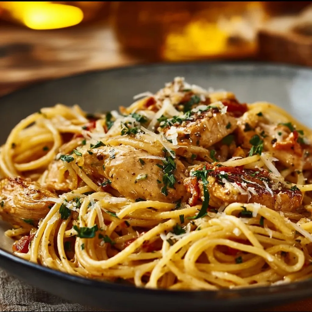 Monterey Chicken Spaghetti