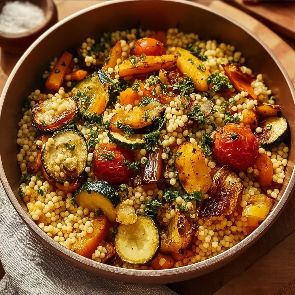 Master How to Make Moroccan Couscous with Roasted Veggies in 30 Minutes!