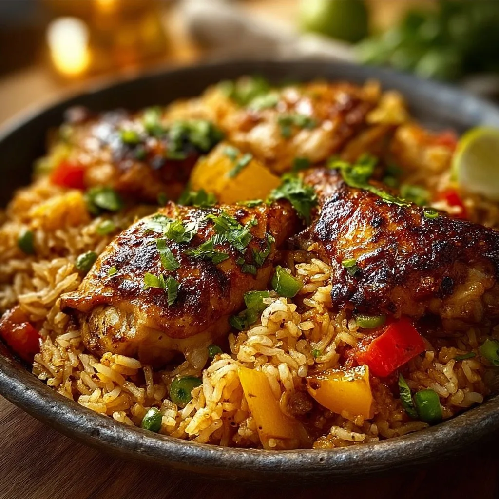 Caribbean Chicken and Rice