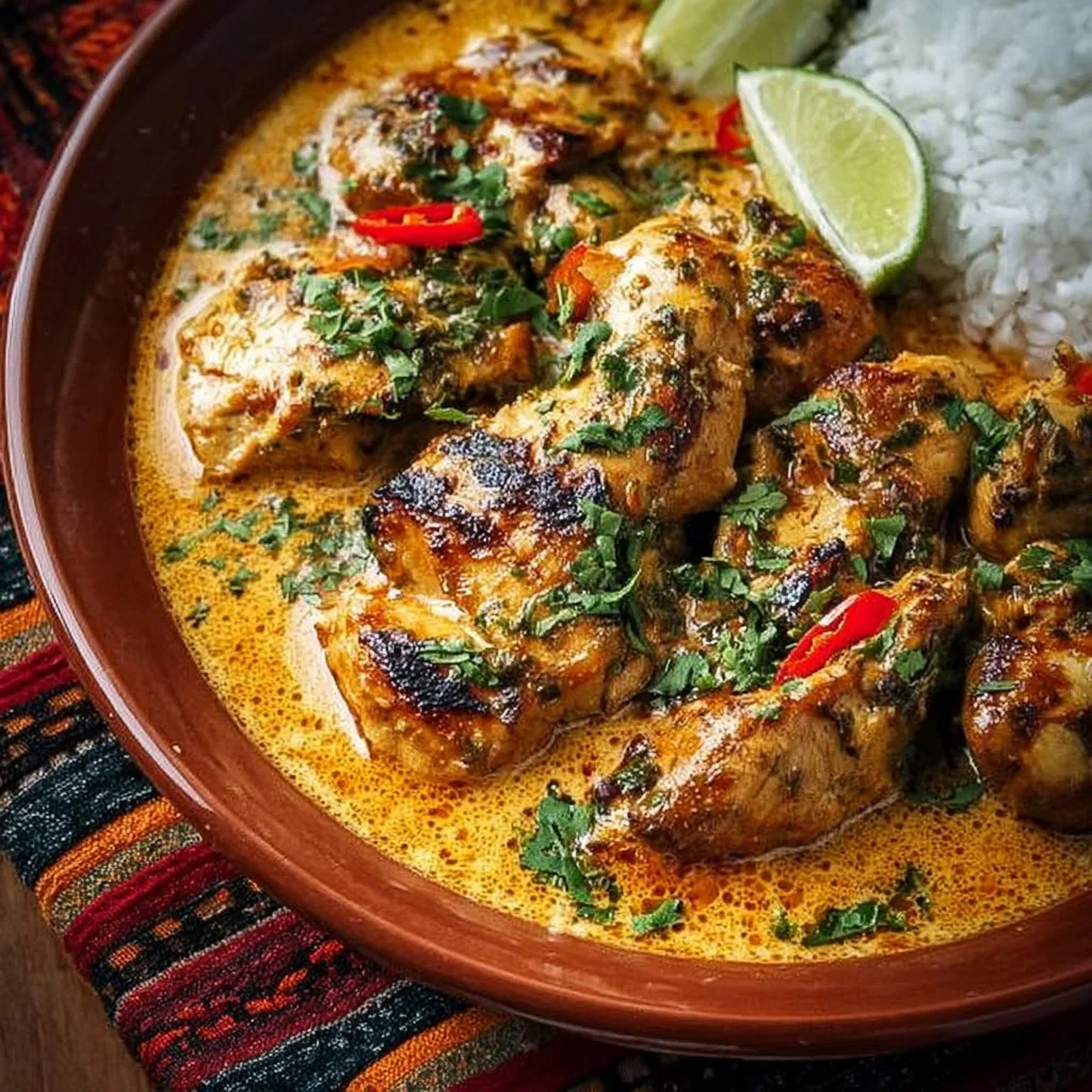 Spicy Brazilian Coconut Chicken