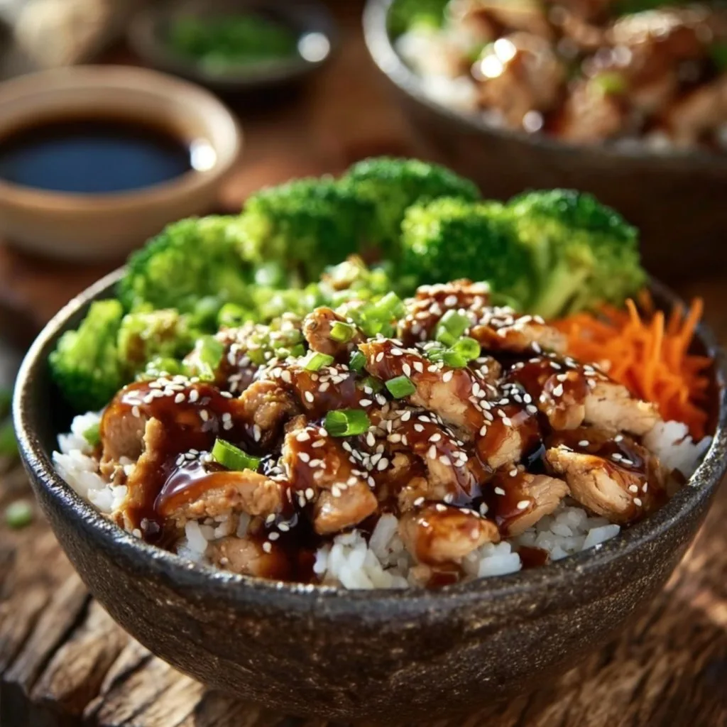 Teriyaki Turkey Rice Bowls