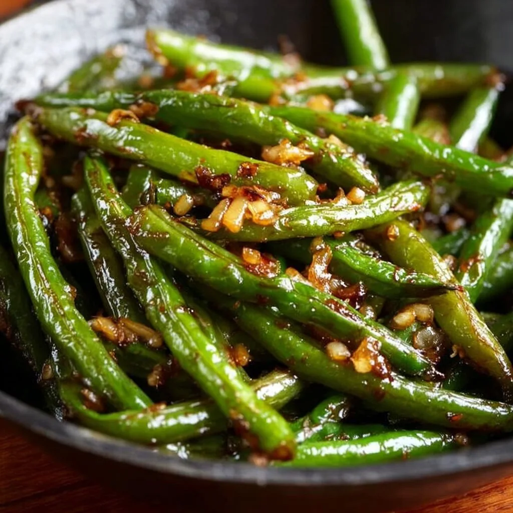 Blistered Green Beans