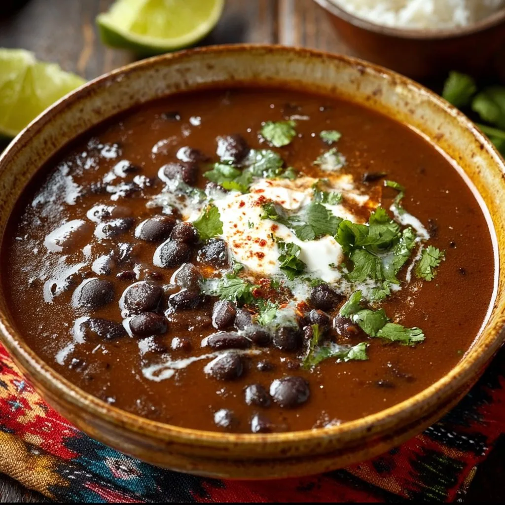 Mexican Style Black Bean Soup