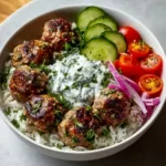 greek meatball bowl with tzatziki rice fresh ve 2025 12 18 124820 150x150 1