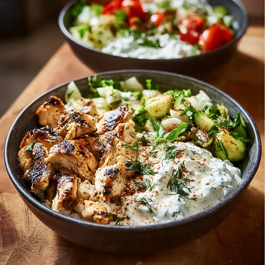 Chicken Tzatziki Bowls