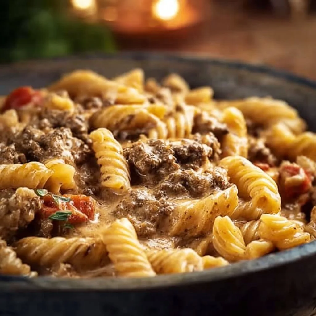 Creamy Rotel Pasta with Ground Beef: Ultimate & Easy