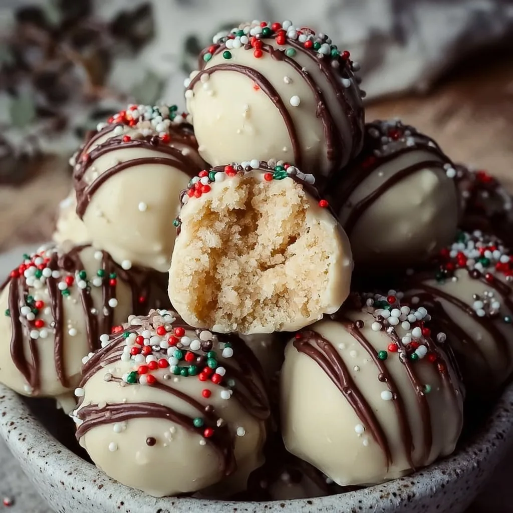 Sugar Cookie Truffles