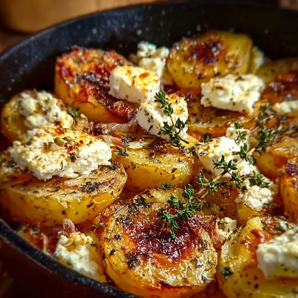 Healthy Baked Feta Potatoes: Easy Potatoes