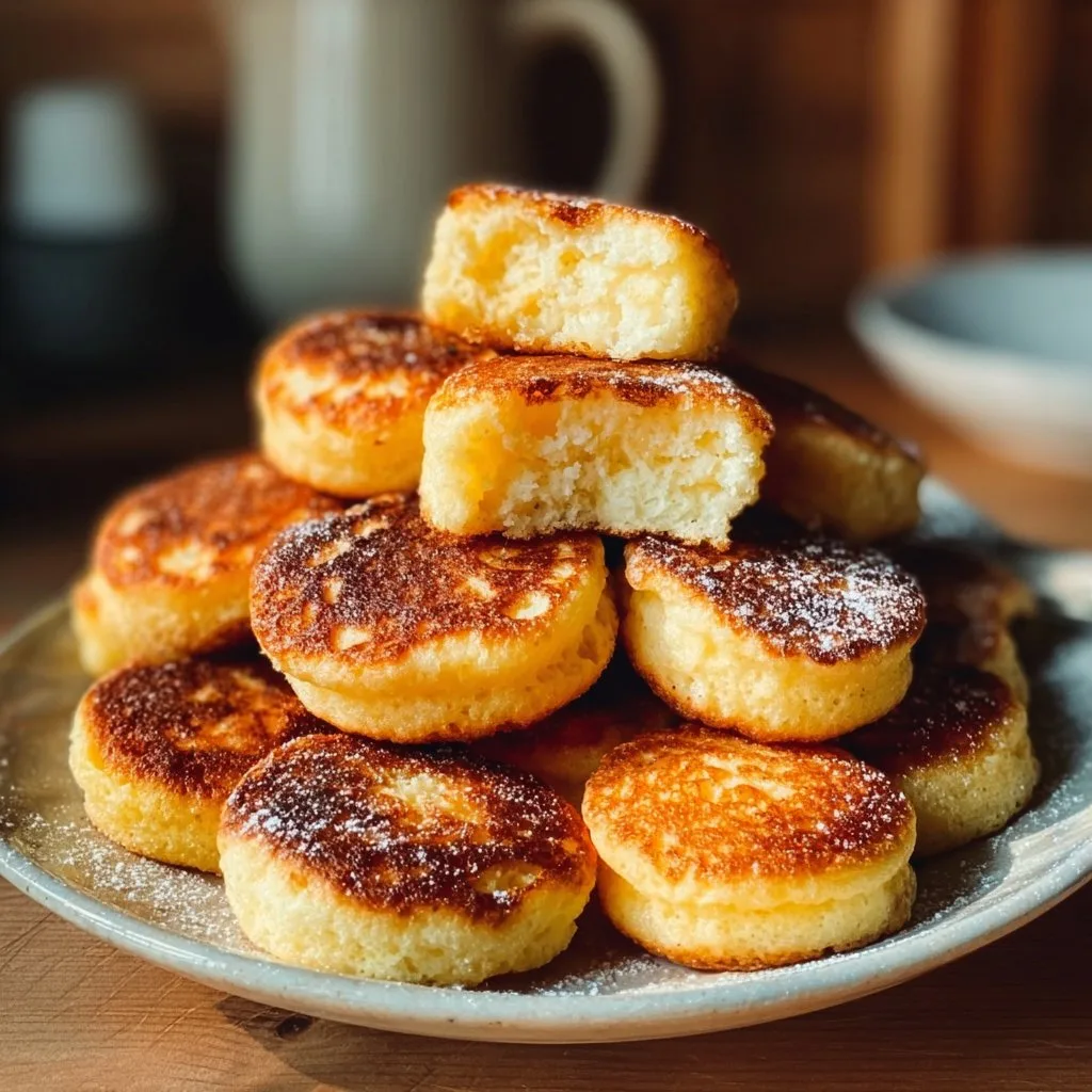 Fluffy Scrambled Pancake Bites