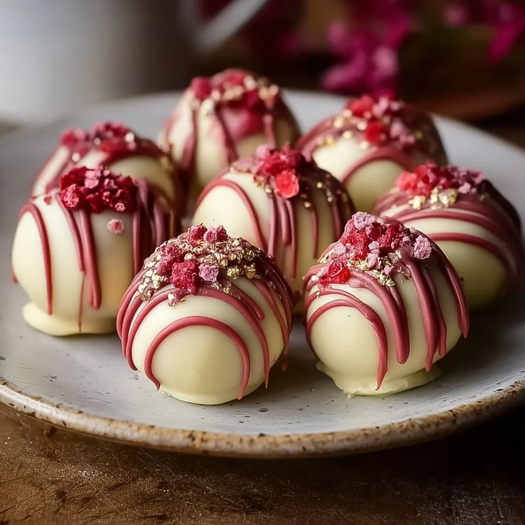 Strawberry Cheesecake Truffle Balls